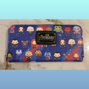 Loungefly X Marvel Avengers Zip Around Wallet